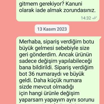 Sefayol.com Sefayol Firması İademi Kabul Etmedi