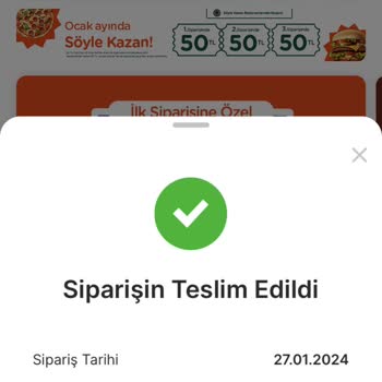 Migros Yemek Sahte Sipariş Teslimi