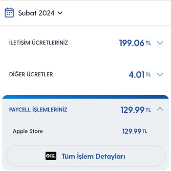 Turkcell Hattımla Haberim Olmadan İtunes'dan 130 TL Para Çekilmiş