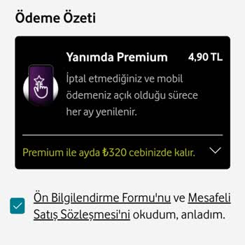 Vodafone Yanımda Uygulama Sorunu