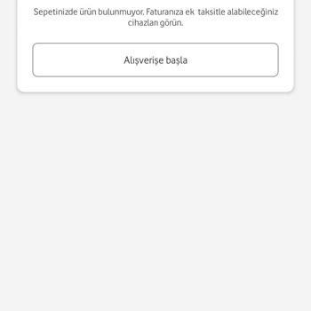 Vodafone Her Şey Yanımda Sepet Sorunu