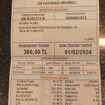 İBB - İstanbul Büyükşehir Belediyesi Yüksek Fatura Fahiş Artış