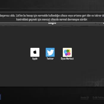 PUBG (Pubgmobile.com) İki Faktörlü Doğrulama Kodu
