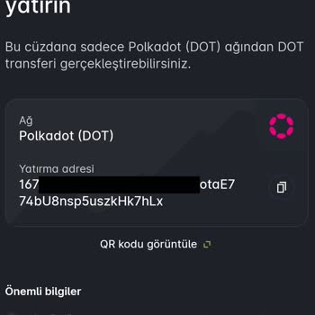 Paribu Dot Coin Transfer Problemi