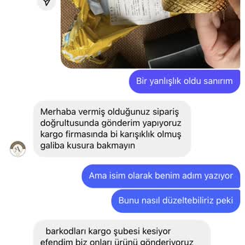 Atalay_gold_imitasyon (Instagram) Yanlış Ürün Geldi Oyalıyorlar Değişim Sağlamıyorlar