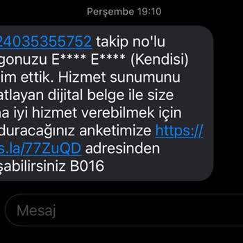 Aras Kargo Bilkent Şubesi Kargomu Teslim Etmedi