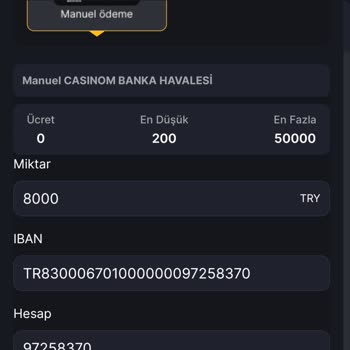 Casinom Da Param Kaldı
