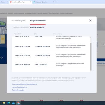 Aras Kargo / Kargo Teslim Edilmeme Ve Bilgi Verilmeme