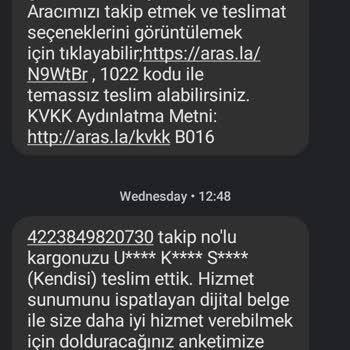 Aras Kargo Paketimi İade Etmiyor/eve Getirmiyor