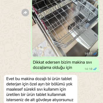 Arçelik Bulaşık Makinesi Izgara Telinde Paslanma