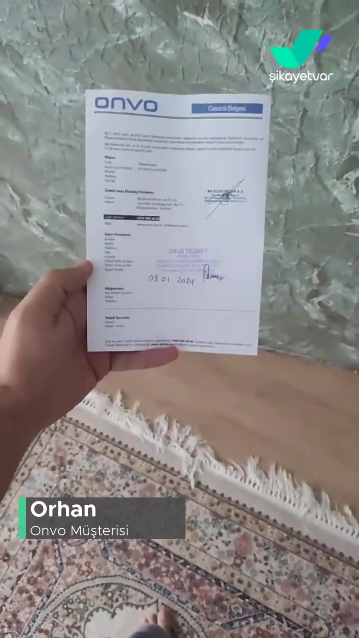 Onvo 42 İnc 20 Günlük Cihaz Ses Var Görüntü Yok videonun kapak resmi