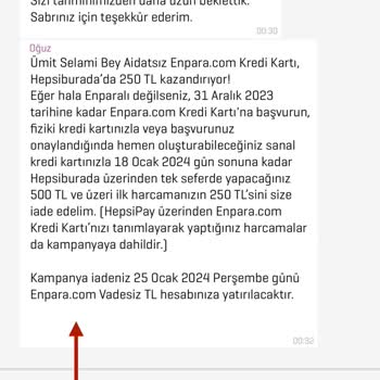 Enpara/ Hepsiburada Ücret İadesi Yapılmadı