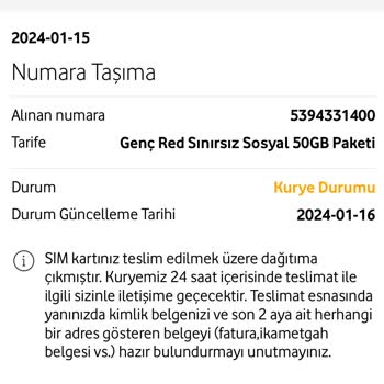 Vodafone Hat Aktivasyonunu Hatası