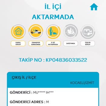 PTT Kargo Yakın Mesafeye 1 Haftadır Teslimat Olmadığı Gibi Gönderi Geri Geliyor