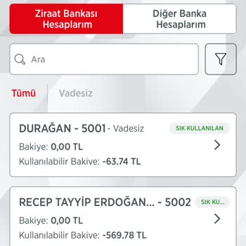 Ziraat Bankası Ziraat Tao Ya Borç
