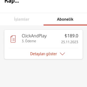 Vodafone Fatura Saçmalığına Destek