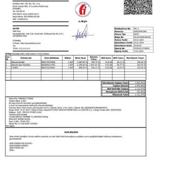 Pierre Cardin Giyim Hatalı Fatura Ve Düzeltme Yapmadınız