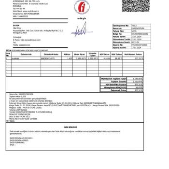 Pierre Cardin Giyim Hatalı Fatura Ve Düzeltme Yapmadınız