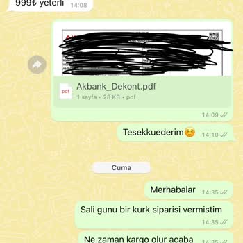 Dear Butik (deearboutique) Deer Butik Tarafından Ürünüm Gönderilmiyor