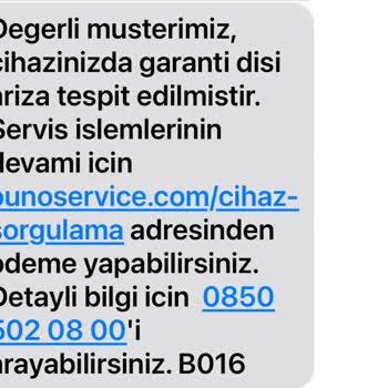 Ouno Service Yenilenmiş Telefon Hayal Kırıklığı