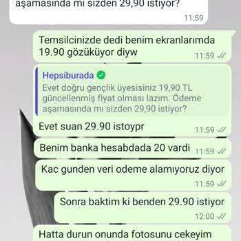 Hepsiburada Premium Bilgilendirme Hatası