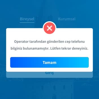 Halkbank Mobil Uygulamaya Giriş Yaparken Hata Alıyorum.