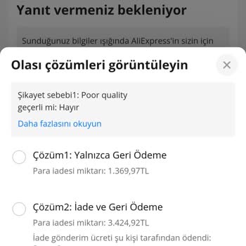 Aliexpress Dolan Dirici Yanıltıcı