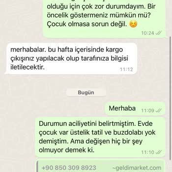 Geldimarket  Ürün Teslim Edilmiyor