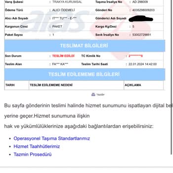 Zara İade Kargolarına Depo Da Yok Diyor Ama Teslimat Bilgisi Mevcut
