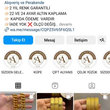 Atalay_gold_imitasyon (Instagram) Instagram'da Sipariş Edilen Ürünlerin Gecikmesi