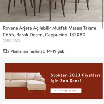 Vivense Den Mutfak Masası Takımı Aldım Mağduriyet Üstüne Mağduriyet