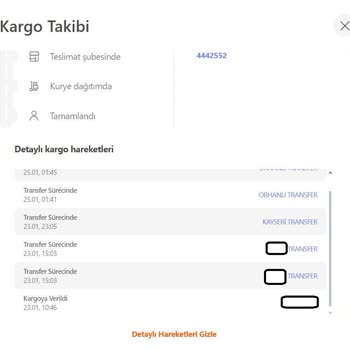 Aras Kargo Hepsiburada Boyner İadesini Aras 6 Gündür Teslim Etmiyor.
