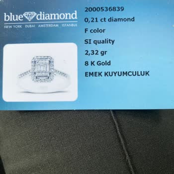 Blue Diamond Yüzük Kararması İade