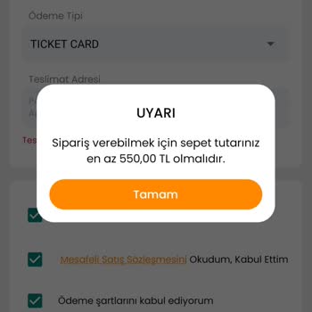 Köfteci Yusuf 550 TL Alt Limit Sorunu