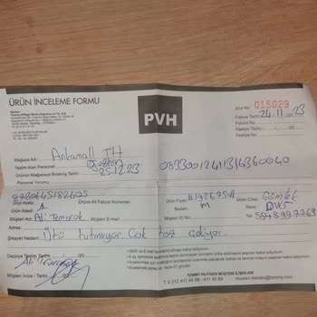 Tommy Hilfiger Değişim Yapmıyor 2 Kez Kullandım Gömlek Kalitesiz