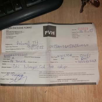 Tommy Hilfiger Değişim Yapmıyor 2 Kez Kullandım Gömlek Kalitesiz