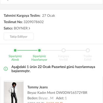 Trendyol Boyner Müşteriye İlgisiz Ve Teslimatı Geciktiriyor
