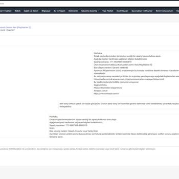 Amazon PS5 Dualsense Mağduriyeti