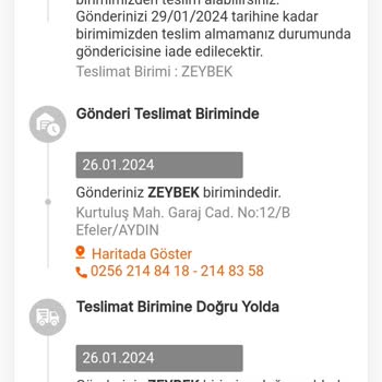 MNG Zeybek Kargo Şubesi Kargomuzu Teslim Etmiyor