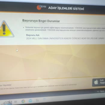 ÖSYM MSÜ Kayıt Yapamıyorum