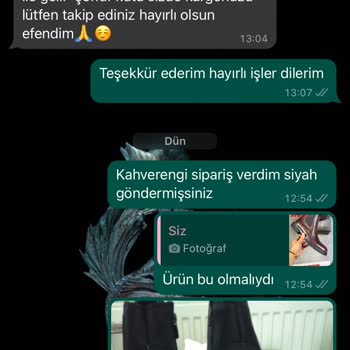 Selcuktatlidilofficial Yanlış Ürün Gönderimi