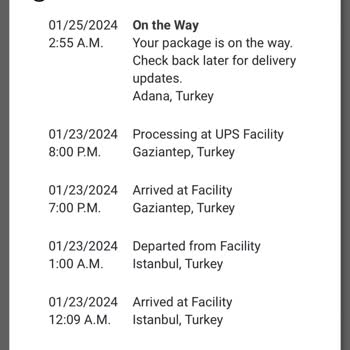 UPS Türkiye Yine Kargomu Kaybetti