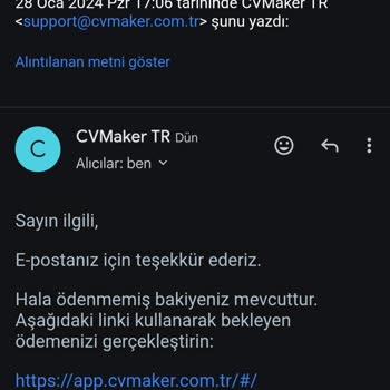 CV Maker Üyelik İptali