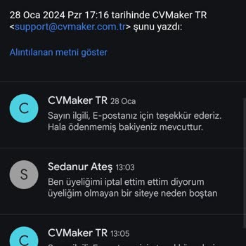 CV Maker Üyelik İptali