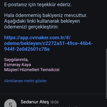 CV Maker Üyelik İptali