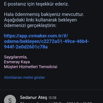 CV Maker Üyelik İptali