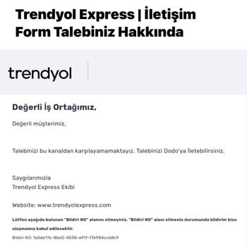 Trendyol Express'in Usulsüz Kargo Ek Kesintileri