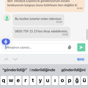 Trendyol Express'in Usulsüz Kargo Ek Kesintileri