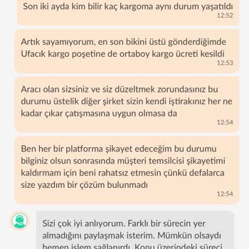 Trendyol Express'in Usulsüz Kargo Ek Kesintileri