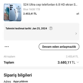 Aliexpress Para İadesi Yapılmadı